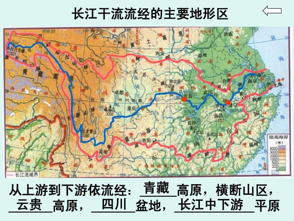 长江流域面积_地理环境流域面积地形地貌水文特征气候特点源头