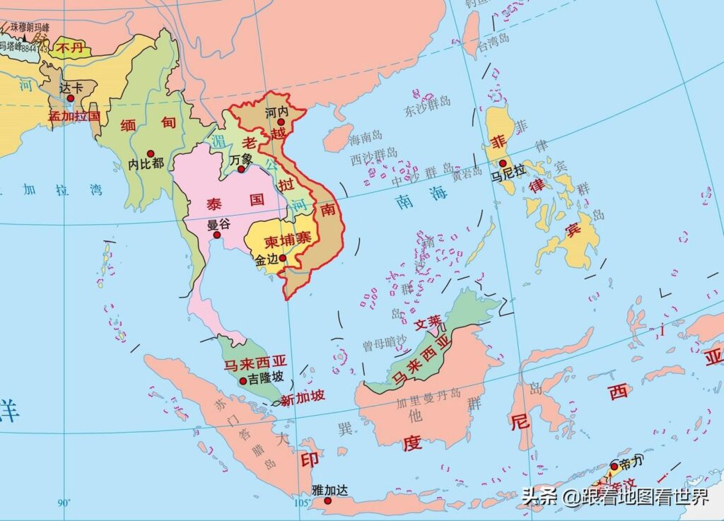 湄公河经过哪些国家_湄公河连系流域内6个国家