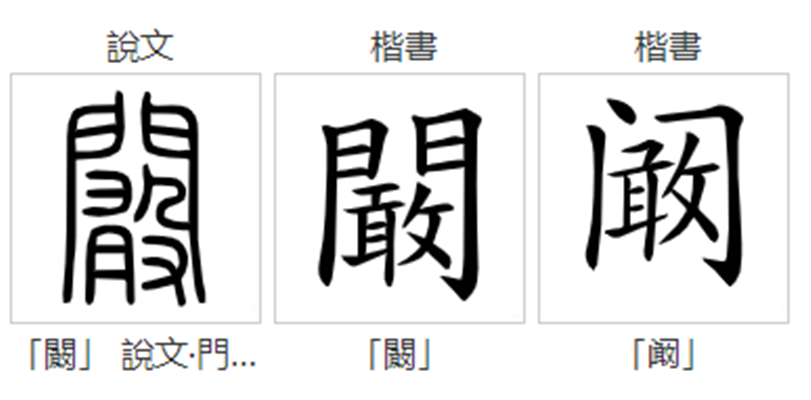 门里面一个敢字读什么_详细释义说文解字