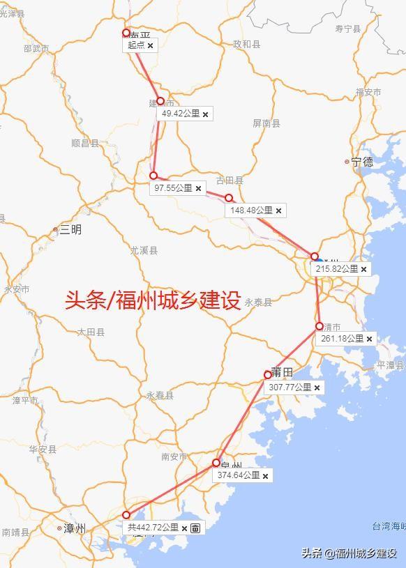 福州到漳州多少公里？福州厦门铁路对省内各市的辐射情况